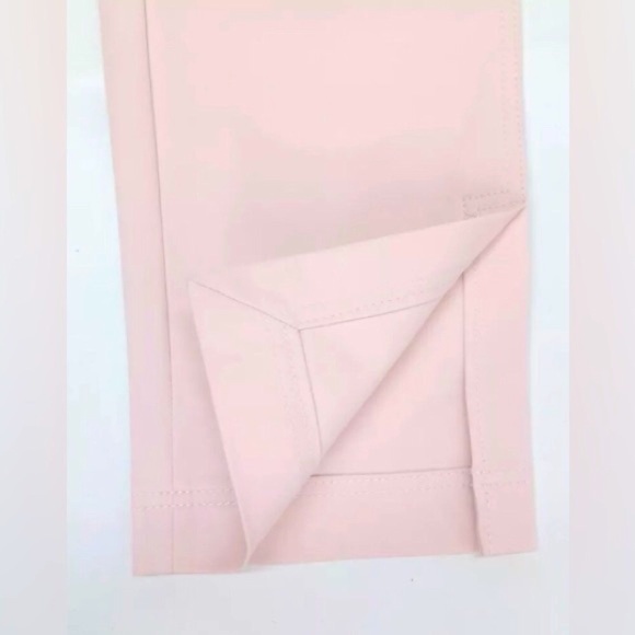 Bananas Republic Women’s Martin Fit Flare Stretch Blush Pink Capris - Picture 4 of 6